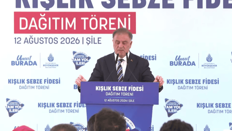 Şile kışlık fide dağıtımı
