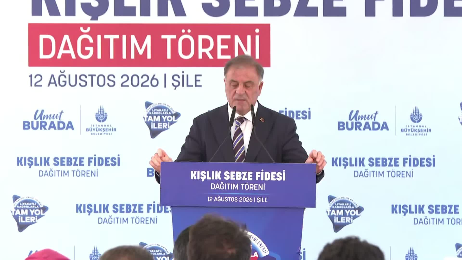 Şile kışlık fide dağıtımı