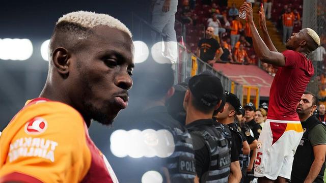 Osimhen tribüne koştu